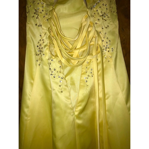 Yellow Prom Dress - Picture 5 of 7